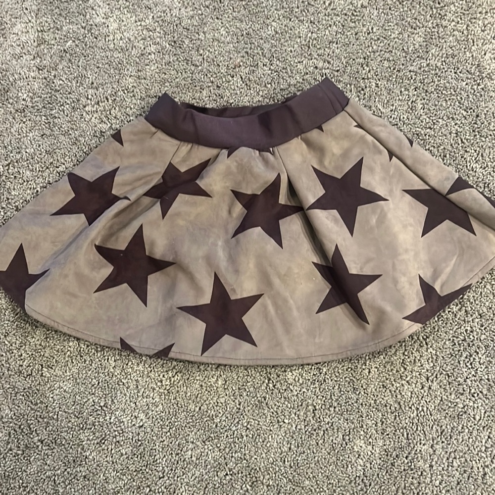 Beautiful suede shirt w built in shorts